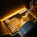 Creative LED Note Board Night Light
