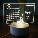 Creative LED Note Board Night Light