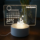 Creative LED Note Board Night Light